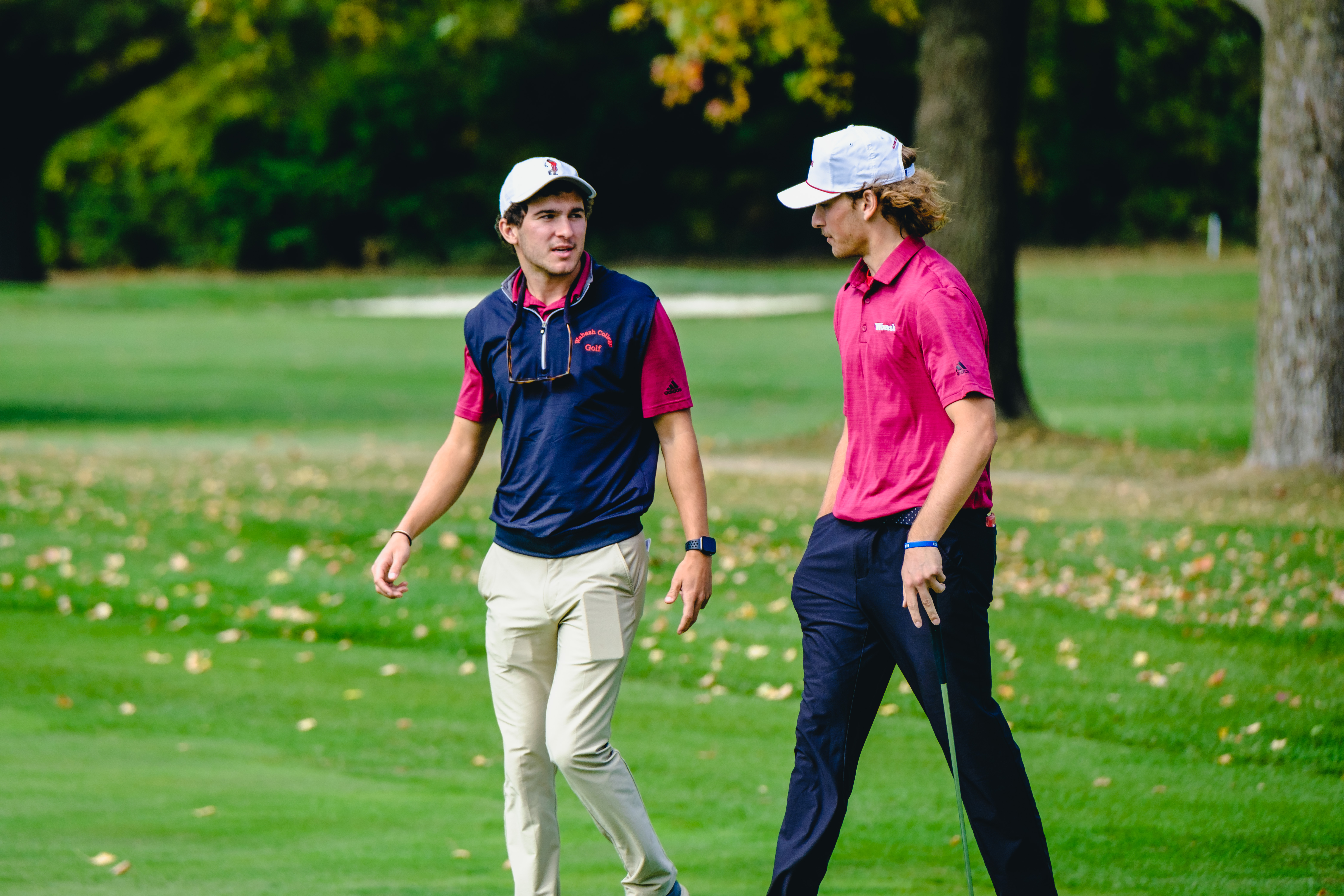 Kopp (left) joined coaching staff after an impressive academic and athletic career as a student at Wabash. He played in 33 rounds over his collegiate career, posted ten top-10 finishes, including three spots in the top five, and earned the Scholar-Athlete Award. 