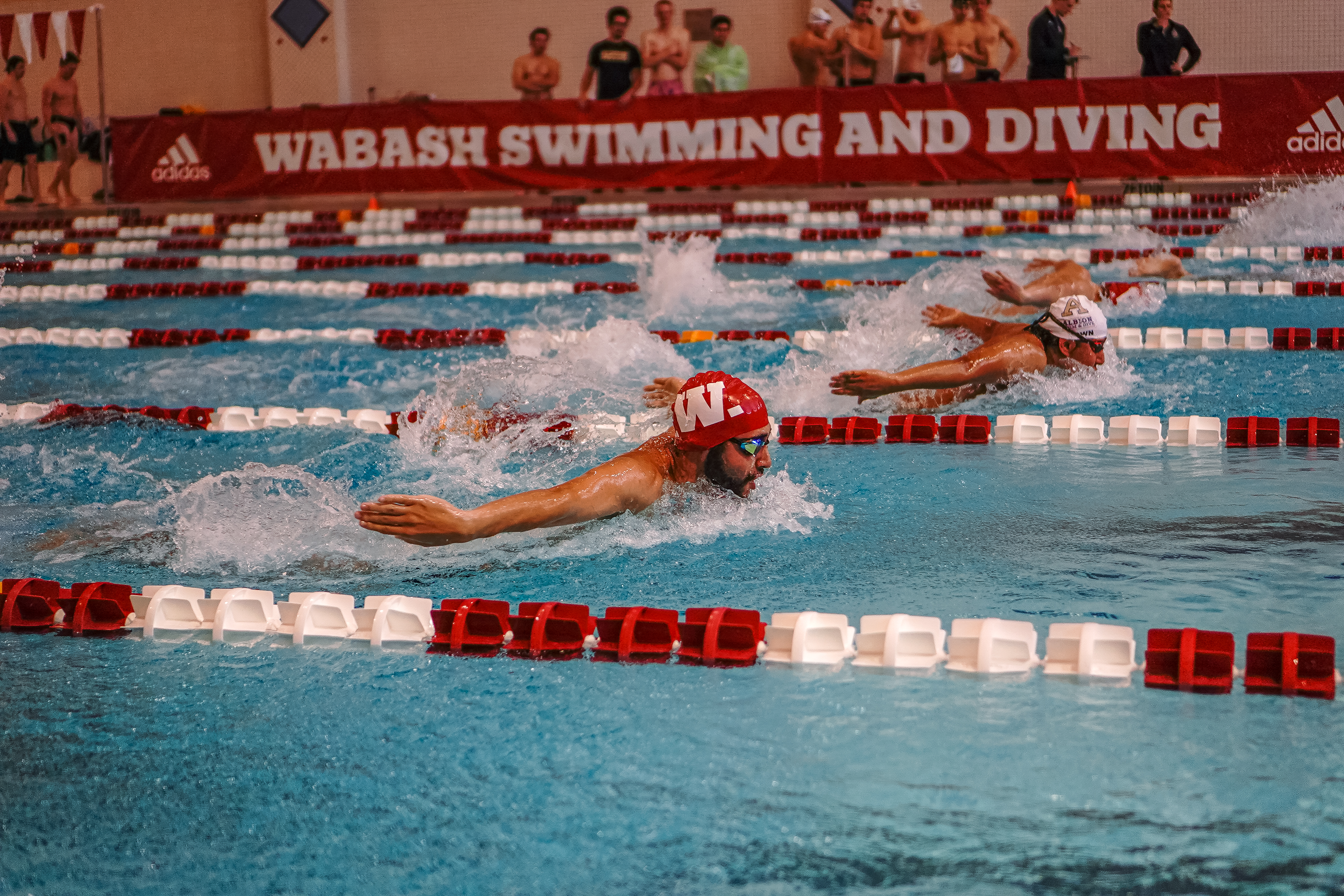 El-Khalili, a distance swimmer, has lettered all four years he’s been a member of Wabash’s swimming and diving team. 